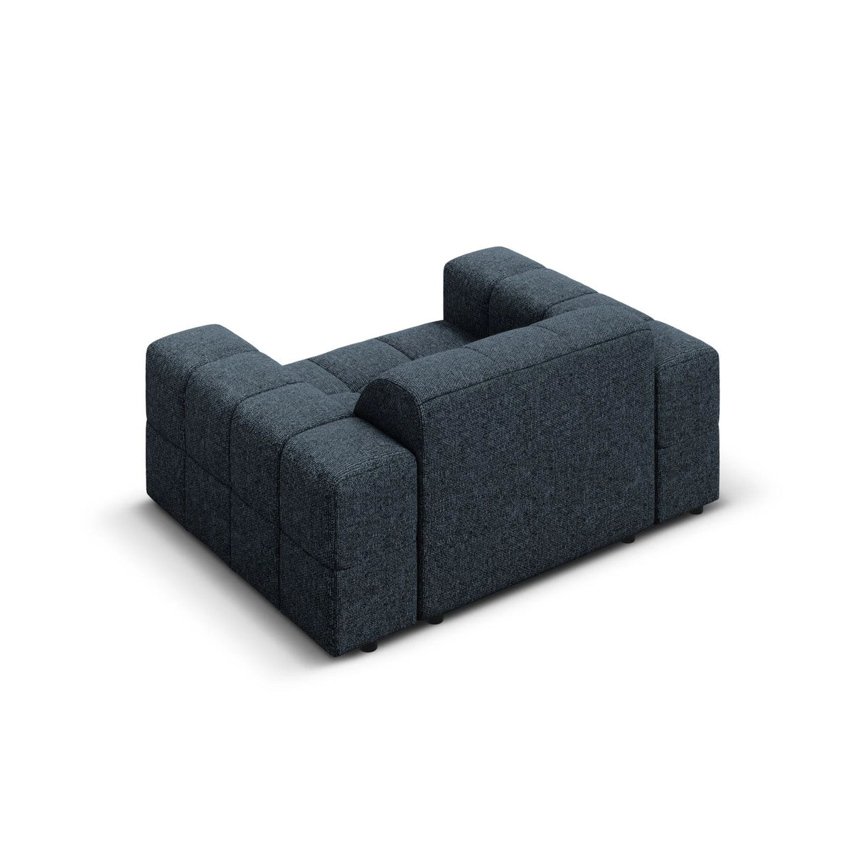 Chicago Sessel aus Chenille in Königsblau (Haga 86), 124x102x70 cm von Cosmopolitan Design – Bild 5