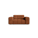 Chicago Sessel aus Chenille in Ziegel (Eden 10 Terra), 132x102 cm von Cosmopolitan Design – Bild 1