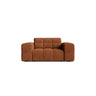 Chicago Sessel aus Chenille in Ziegel (Eden 10 Terra), 132x102 cm von Cosmopolitan Design – Bild 1