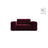 Chicago Sessel aus Samt in Burgund (Venus 2932), 132x102 cm von Cosmopolitan Design – Bild 1
