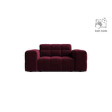Chicago Sessel aus Samt in Burgund (Venus 2932), 132x102 cm von Cosmopolitan Design – Bild 1
