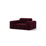 Chicago Sessel aus Samt in Burgund (Venus 2932), 132x102 cm von Cosmopolitan Design – Bild 3