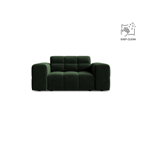 Chicago Sessel aus Samt in Flaschengrün (Venus 2940), 132x102 cm von Cosmopolitan Design – Bild 1