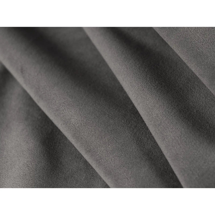 Chicago Sessel aus Samt in Grau (Bluvel 14), 124x102x70 cm von Cosmopolitan Design – Bild 6