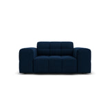 Chicago Sessel aus Samt in Königsblau (Bluvel 86), 124x102x70 cm von Cosmopolitan Design – Bild 1