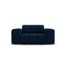 Chicago Sessel aus Samt in Königsblau (Bluvel 86), 124x102x70 cm von Cosmopolitan Design – Bild 1