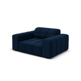 Chicago Sessel aus Samt in Königsblau (Bluvel 86), 124x102x70 cm von Cosmopolitan Design – Bild 4