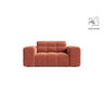 Chicago Sessel aus Samt in Koralle (Venus 2933), 132x102 cm von Cosmopolitan Design – Bild 1