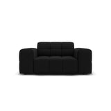 Chicago Sessel aus Samt in Schwarz (Bluvel 19), 124x102x70 cm von Cosmopolitan Design – Bild 1