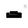 Chicago Sessel aus Samt in Schwarz (Venus 2923), 132x102 cm von Cosmopolitan Design – Bild 1