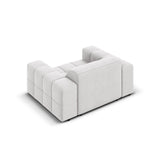 Chicago Sessel aus Samt in Silber (Bluvel 03), 124x102x70 cm von Cosmopolitan Design – Bild 5