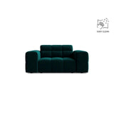 Chicago Sessel aus Samt in Tiefes Petrol (Venus 2911), 132x102 cm von Cosmopolitan Design – Bild 1