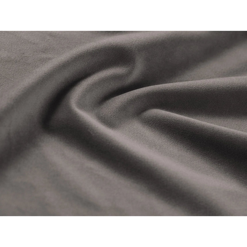 Colonel Bett mit Kopfteil und Stauraum aus Samt in Hellgrau (Riviera 91), 140x200 cm von Cosmopolitan Design – Bild 7