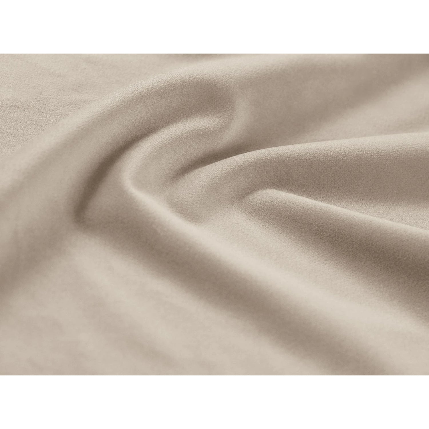 Colonel Bett mit Kopfteil und Stauraum aus Samt in Leichtes Beige (Riviera 21), 160x200 cm von Cosmopolitan Design – Bild 7