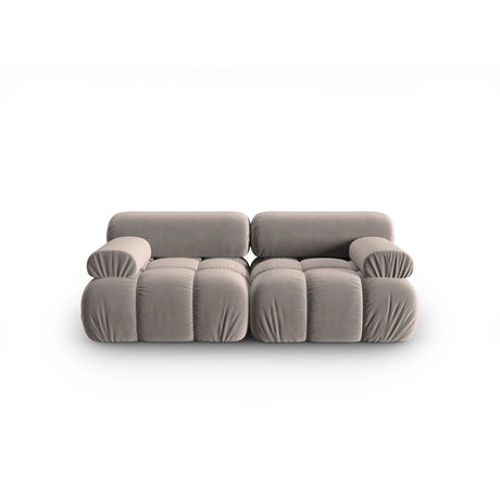 Cortina Modulares 2-Sitzer Sofa aus Samt in Cappuccino (Bluvel 40), 188x94 cm von Cosmopolitan Design – Bild 1