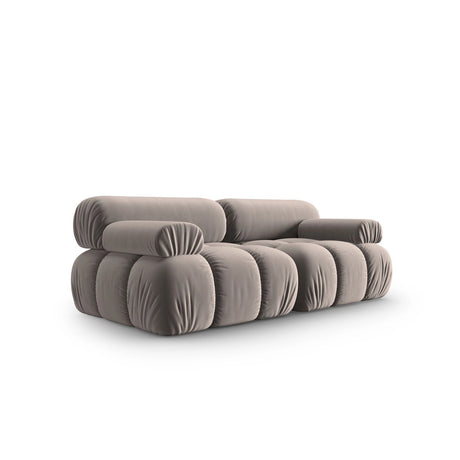 Cortina Modulares 2-Sitzer Sofa aus Samt in Cappuccino (Bluvel 40), 188x94 cm von Cosmopolitan Design – Bild 3
