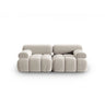 Cortina Modulares 2-Sitzer Sofa aus Samt in Dunkelbeige (Bluvel 30), 188x94 cm von Cosmopolitan Design – Bild 1