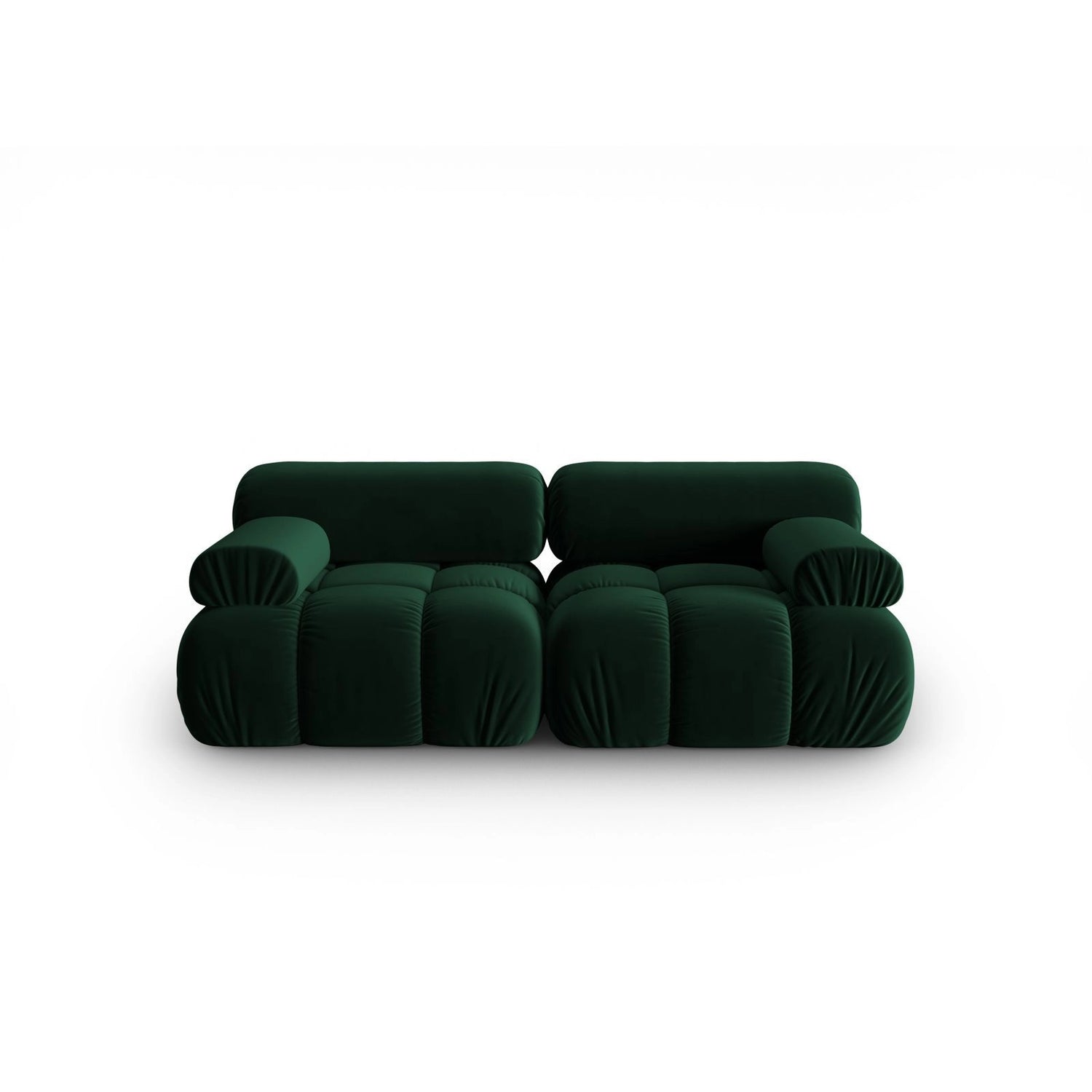 Cortina Modulares 2-Sitzer Sofa aus Samt in Flaschengrün (Bluvel 78), 188x94 cm von Cosmopolitan Design – Bild 1