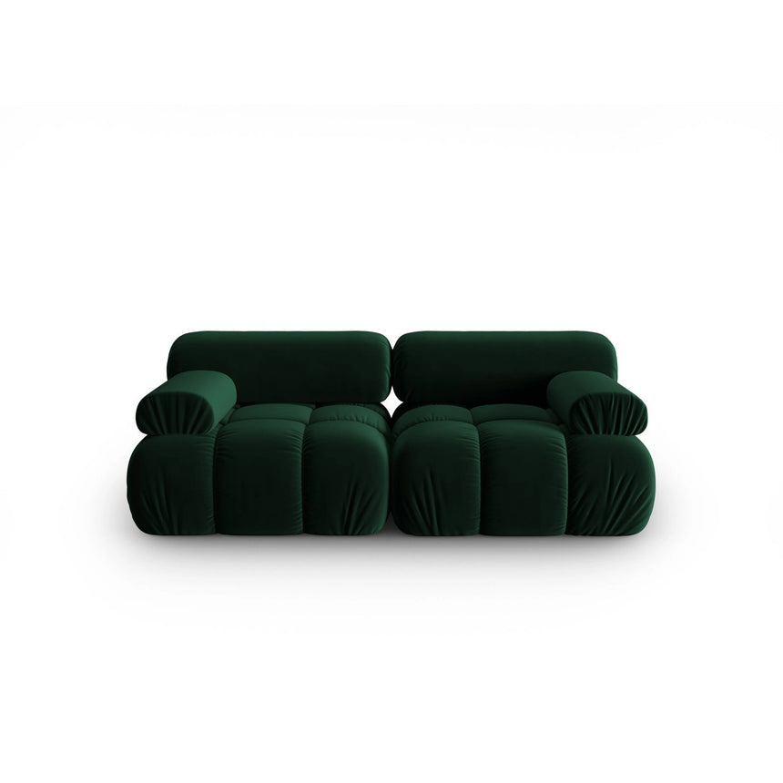 Cortina Modulares 2-Sitzer Sofa aus Samt in Flaschengrün (Bluvel 78), 188x94 cm von Cosmopolitan Design – Bild 1