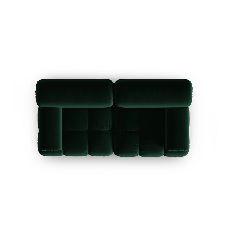 Cortina Modulares 2-Sitzer Sofa aus Samt in Flaschengrün (Bluvel 78), 188x94 cm von Cosmopolitan Design – Bild 5