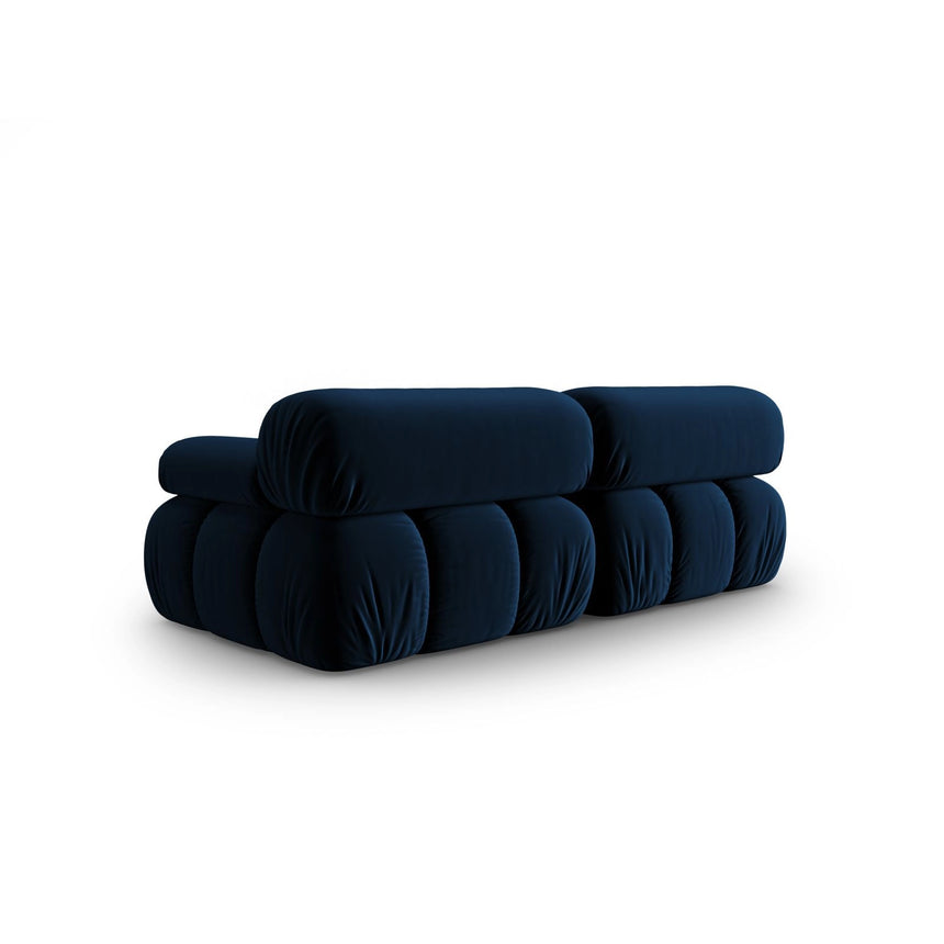 Cortina Modulares 2-Sitzer Sofa aus Samt in Königsblau (Bluvel 86), 188x94 cm von Cosmopolitan Design – Bild 4