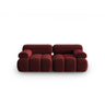 Cortina Modulares 2-Sitzer Sofa aus Samt in Rot (Bluvel 59), 188x94 cm von Cosmopolitan Design – Bild 1