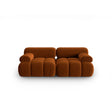 Cortina Modulares 2-Sitzer Sofa aus Samt in Terrakotta (Bluvel 4215), 188x94 cm von Cosmopolitan Design – Bild 1