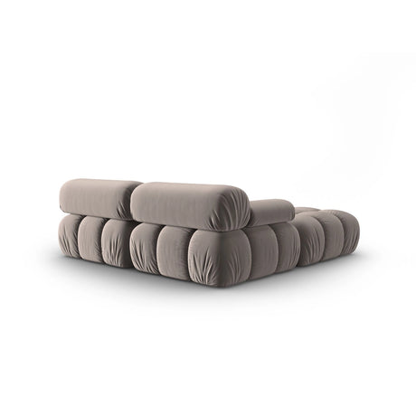 Cortina Modulares 3-Sitzer Ecksofa, Linke Seite, aus Samt in Cappuccino (Bluvel 40), 188x188 cm von Cosmopolitan Design – Bild 5