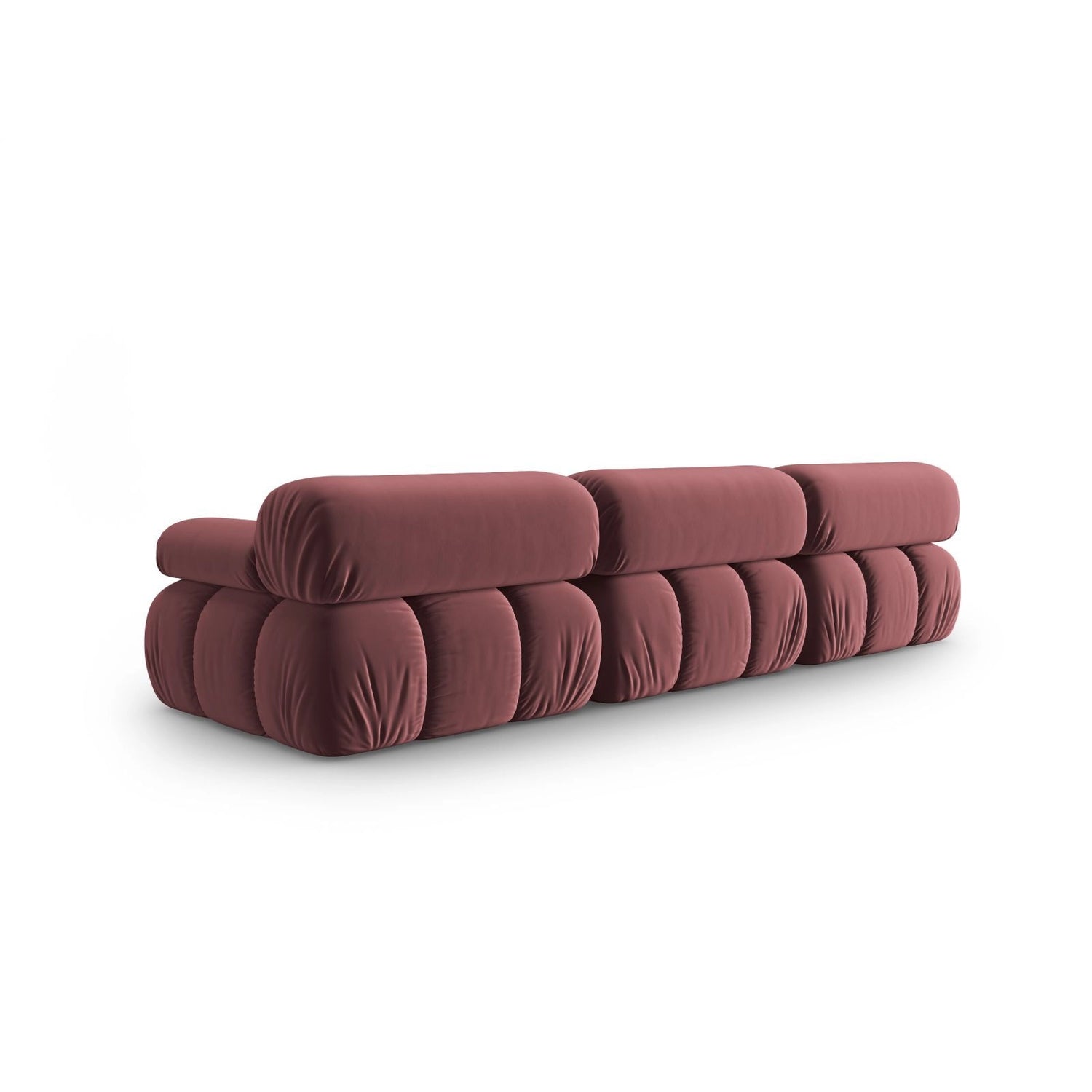 Cortina Modulares 3-Sitzer Sofa aus Samt, 282x94 cm von Cosmopolitan Design – Bild 4