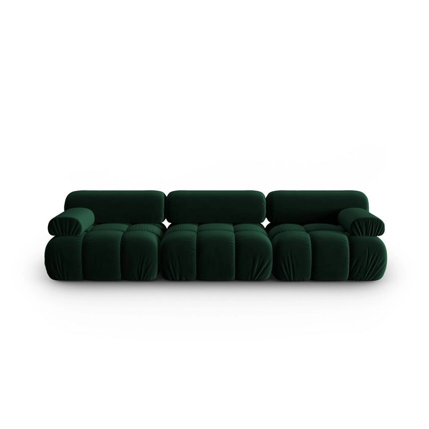 Cortina Modulares 3-Sitzer Sofa aus Samt in Flaschengrün (Bluvel 78), 282x94 cm von Cosmopolitan Design – Bild 1