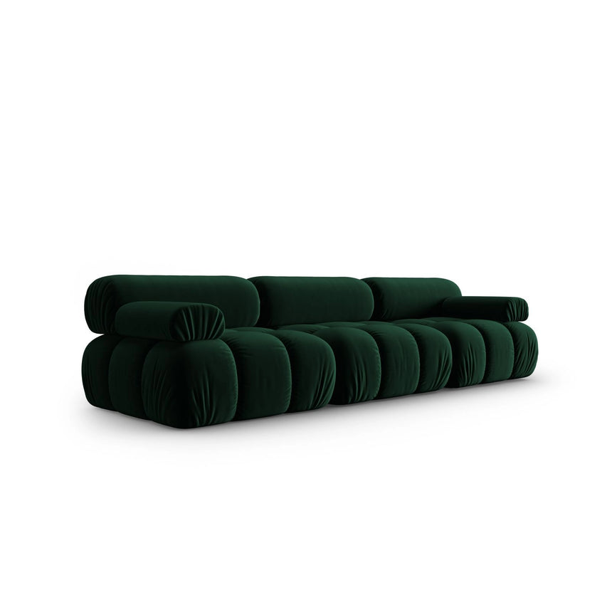 Cortina Modulares 3-Sitzer Sofa aus Samt in Flaschengrün (Bluvel 78), 282x94 cm von Cosmopolitan Design – Bild 3