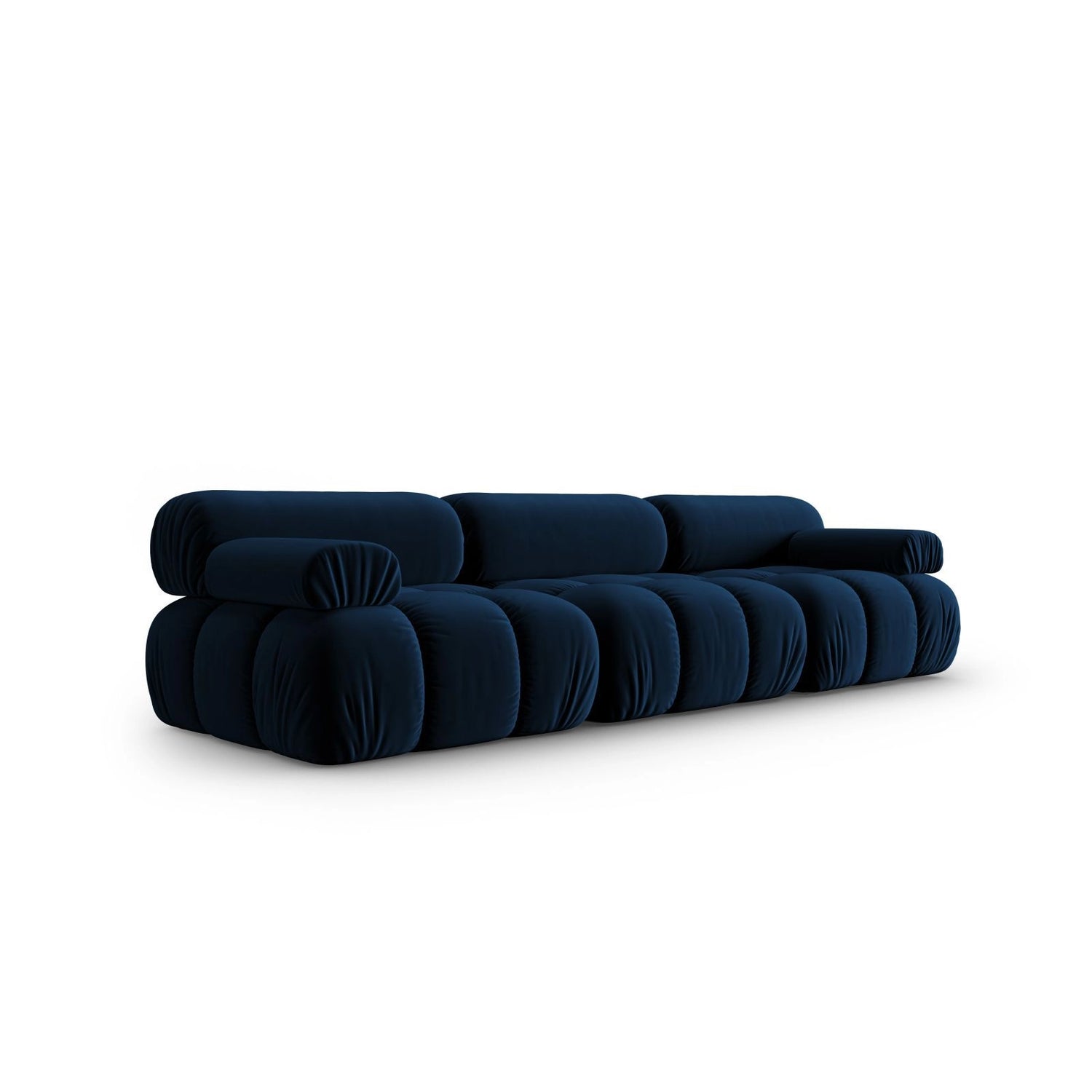 Cortina Modulares 3-Sitzer Sofa aus Samt in Königsblau (Bluvel 86), 282x94 cm von Cosmopolitan Design – Bild 3