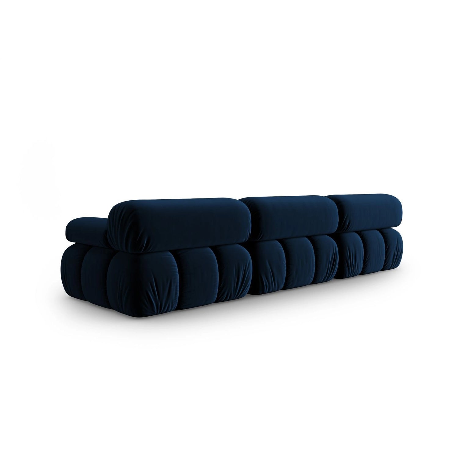 Cortina Modulares 3-Sitzer Sofa aus Samt in Königsblau (Bluvel 86), 282x94 cm von Cosmopolitan Design – Bild 4