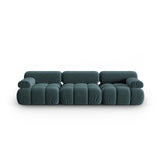Cortina Modulares 3-Sitzer Sofa aus Samt in Türkis (Bluvel 85), 282x94 cm von Cosmopolitan Design – Bild 1