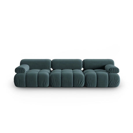 Cortina Modulares 3-Sitzer Sofa aus Samt in Türkis (Bluvel 85), 282x94 cm von Cosmopolitan Design – Bild 1
