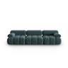 Cortina Modulares 3-Sitzer Sofa aus Samt in Türkis (Bluvel 85), 282x94 cm von Cosmopolitan Design – Bild 1