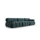 Cortina Modulares 3-Sitzer Sofa aus Samt in Türkis (Bluvel 85), 282x94 cm von Cosmopolitan Design – Bild 3