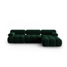 Cortina Modulares 4-Sitzer Ecksofa, Rechte Seite, aus Samt in Flaschengrün (Bluvel 78), 282x155 cm von Cosmopolitan Design – Bild 1