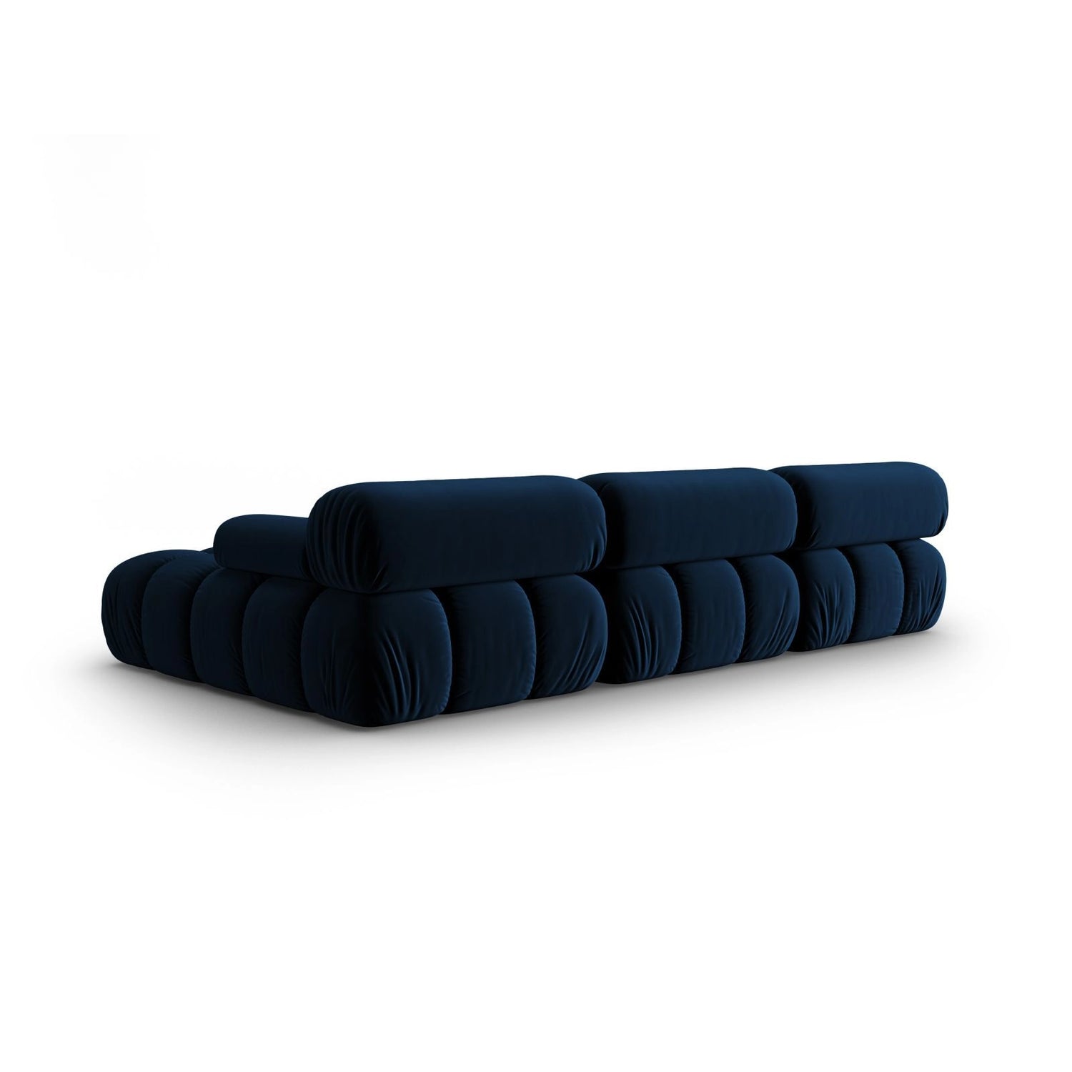 Cortina Modulares 4-Sitzer Ecksofa, Rechte Seite, aus Samt in Königsblau (Bluvel 86), 282x155 cm von Cosmopolitan Design – Bild 5