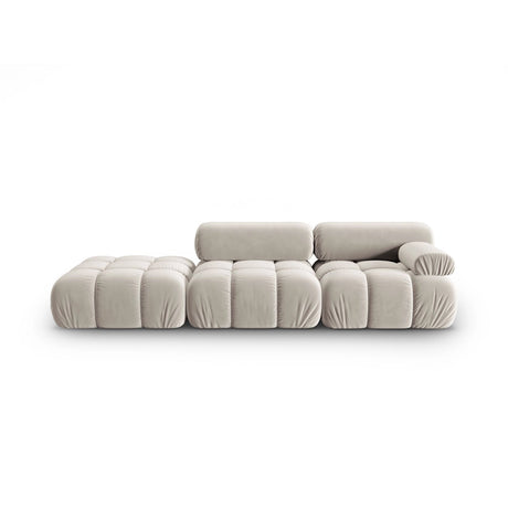 Cortina Modulares 4-Sitzer Sofa, Linke Seite, aus Samt in Dunkelbeige (Bluvel 30), 282x94 cm von Cosmopolitan Design – Bild 1