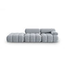 Cortina Modulares 4-Sitzer Sofa, Linke Seite, aus Samt in Hellblau (Bluvel 06), 282x94 cm von Cosmopolitan Design – Bild 1