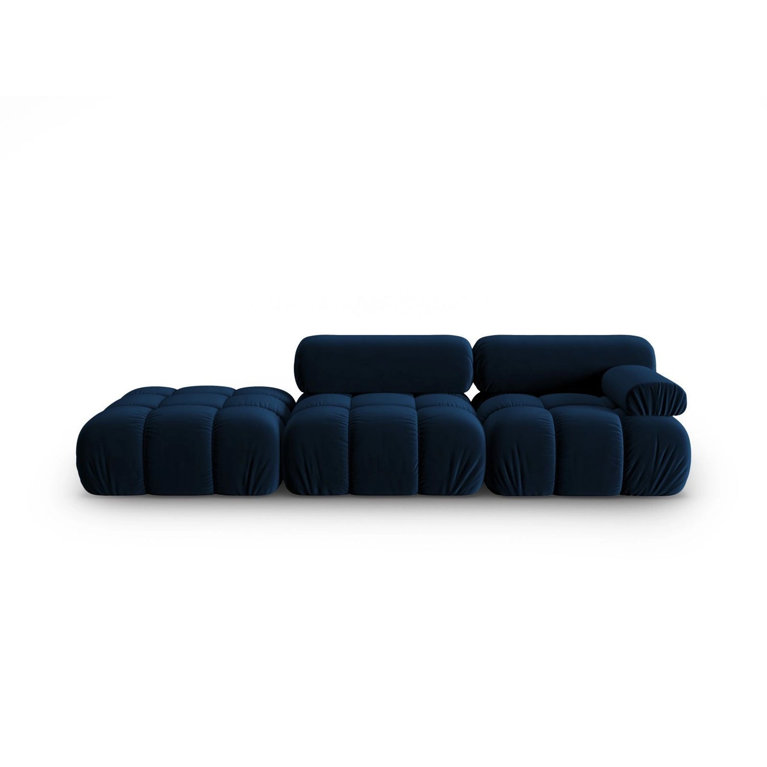Cortina Modulares 4-Sitzer Sofa, Linke Seite, aus Samt in Königsblau (Bluvel 86), 282x94 cm von Cosmopolitan Design – Bild 1