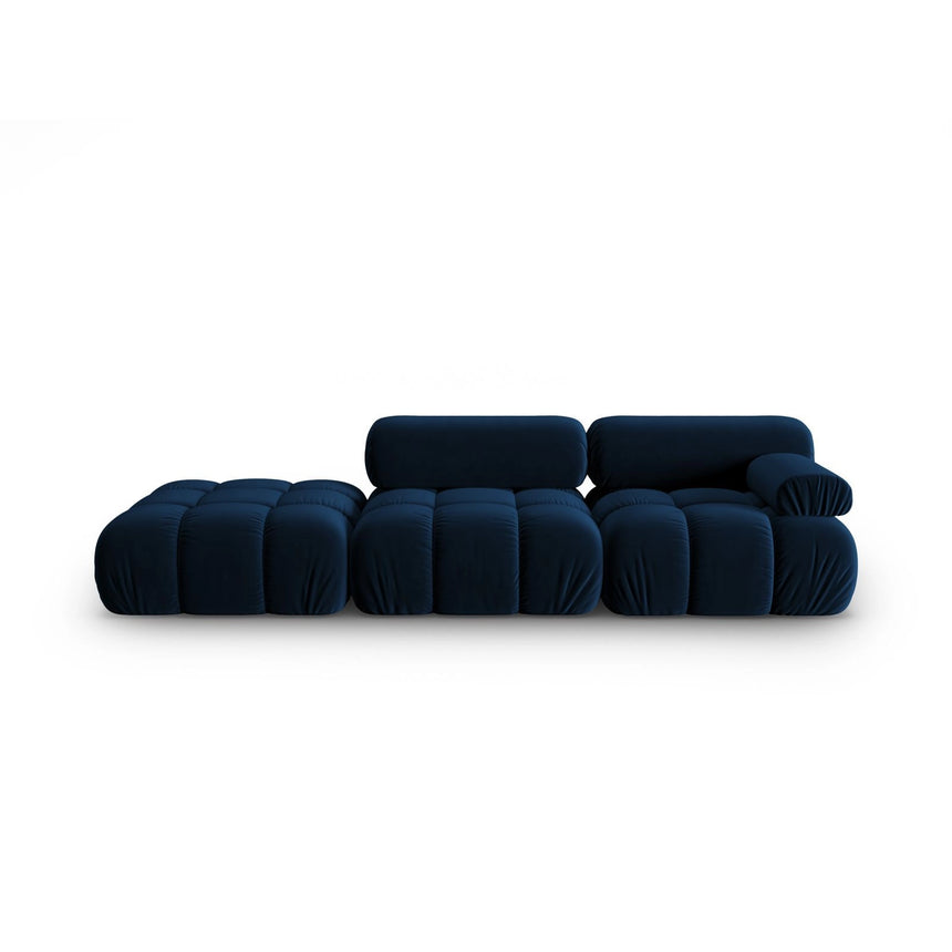 Cortina Modulares 4-Sitzer Sofa, Linke Seite, aus Samt in Königsblau (Bluvel 86), 282x94 cm von Cosmopolitan Design – Bild 1