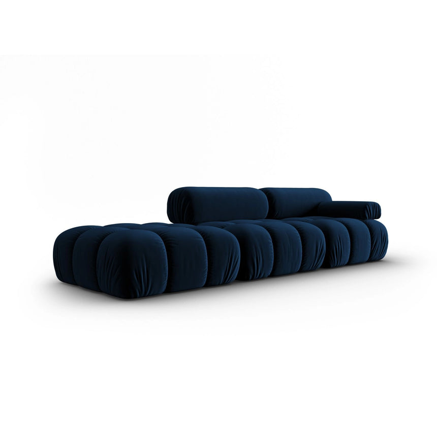 Cortina Modulares 4-Sitzer Sofa, Linke Seite, aus Samt in Königsblau (Bluvel 86), 282x94 cm von Cosmopolitan Design – Bild 3