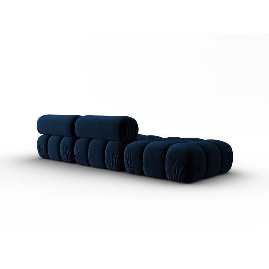 Cortina Modulares 4-Sitzer Sofa, Linke Seite, aus Samt in Königsblau (Bluvel 86), 282x94 cm von Cosmopolitan Design – Bild 4