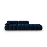Cortina Modulares 4-Sitzer Sofa, Rechte Seite, aus Samt in Königsblau (Bluvel 86), 282x94 cm von Cosmopolitan Design – Bild 1