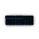 Cortina Modulares 4-Sitzer Sofa, Rechte Seite, aus Samt in Königsblau (Bluvel 86), 282x94 cm von Cosmopolitan Design – Bild 5