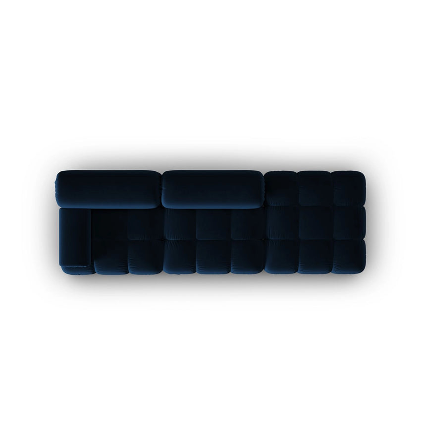 Cortina Modulares 4-Sitzer Sofa, Rechte Seite, aus Samt in Königsblau (Bluvel 86), 282x94 cm von Cosmopolitan Design – Bild 5
