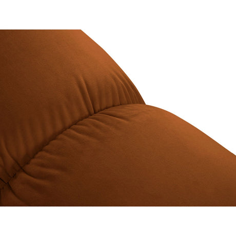 Cortina Modulares 4-Sitzer Sofa, Rechte Seite, aus Samt in Terrakotta (Bluvel 4215), 282x94 cm von Cosmopolitan Design – Bild 6