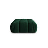 Cortina Pouf aus Samt in Flaschengrün (Bluvel 78), 94x94 cm von Cosmopolitan Design – Bild 1